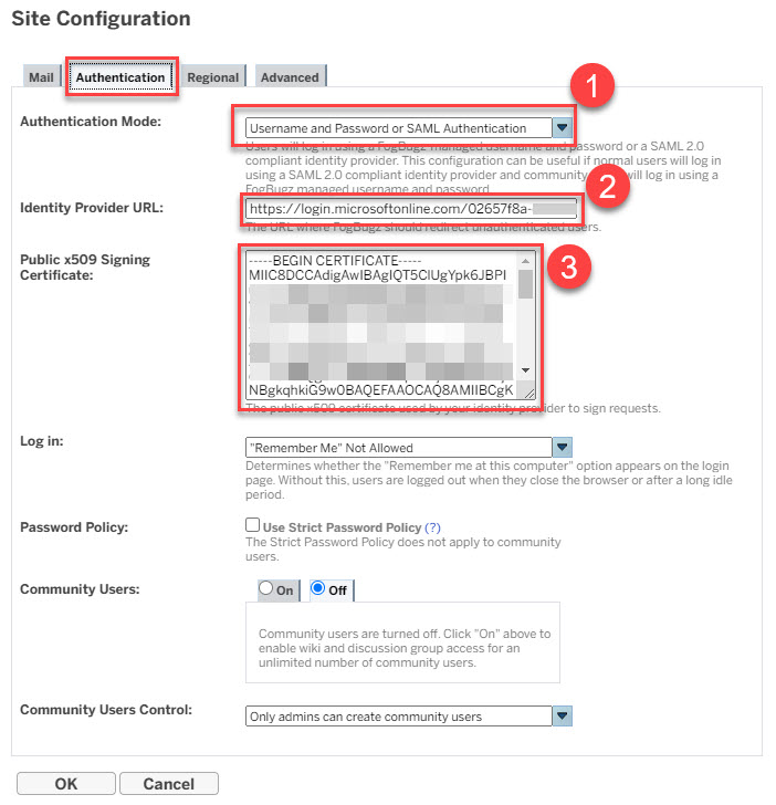 SAML_AzureAD_FogBugz_Site_Configuration.jpg